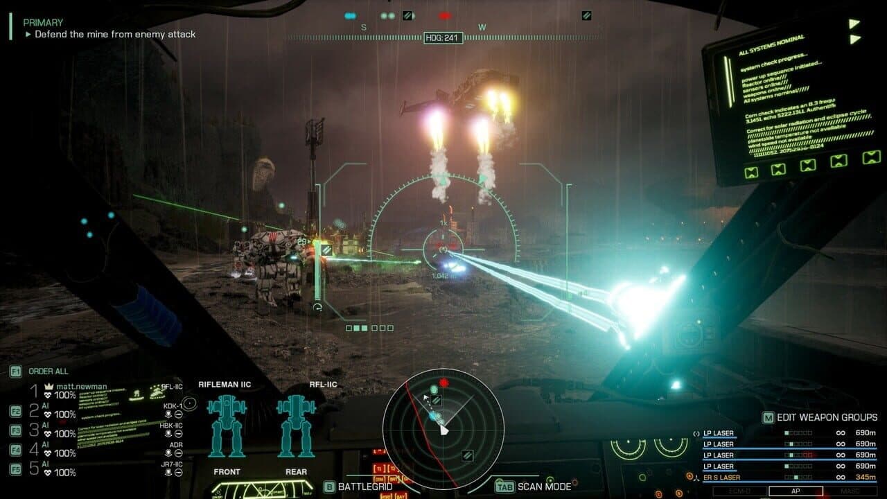 Mechwarrior 5: Clans - Ghost Bear Flash Storm screenshot 1