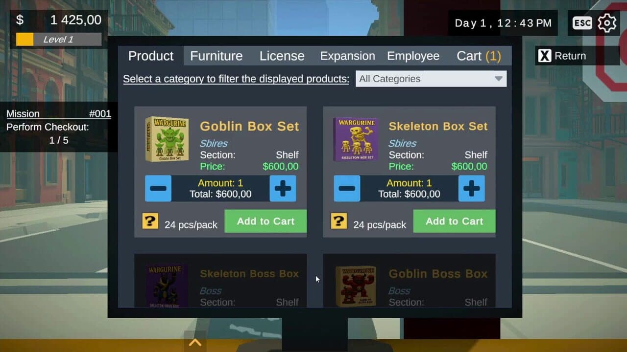 Figurine Shop Simulator screenshot 1