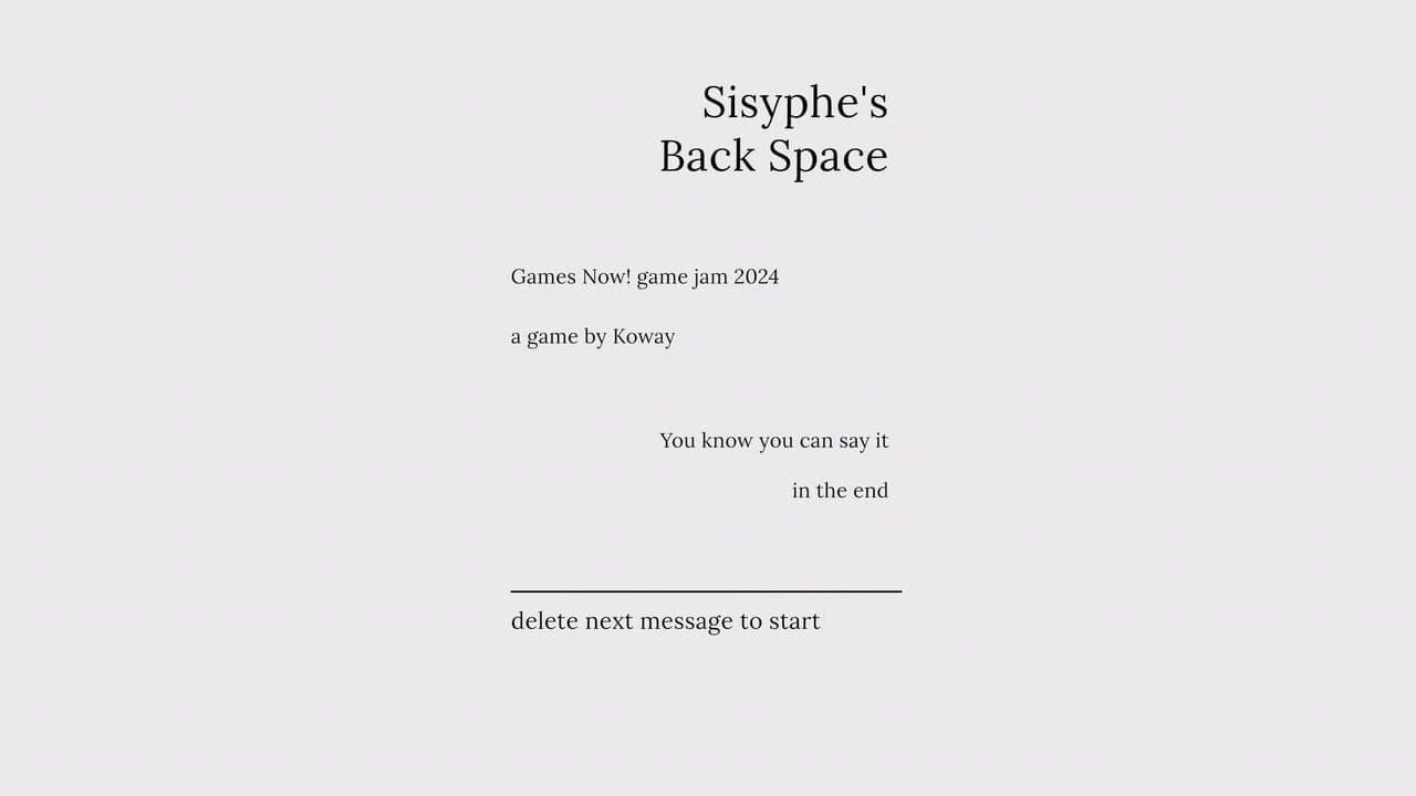 Sisyphe's Backspace thumbnail 2