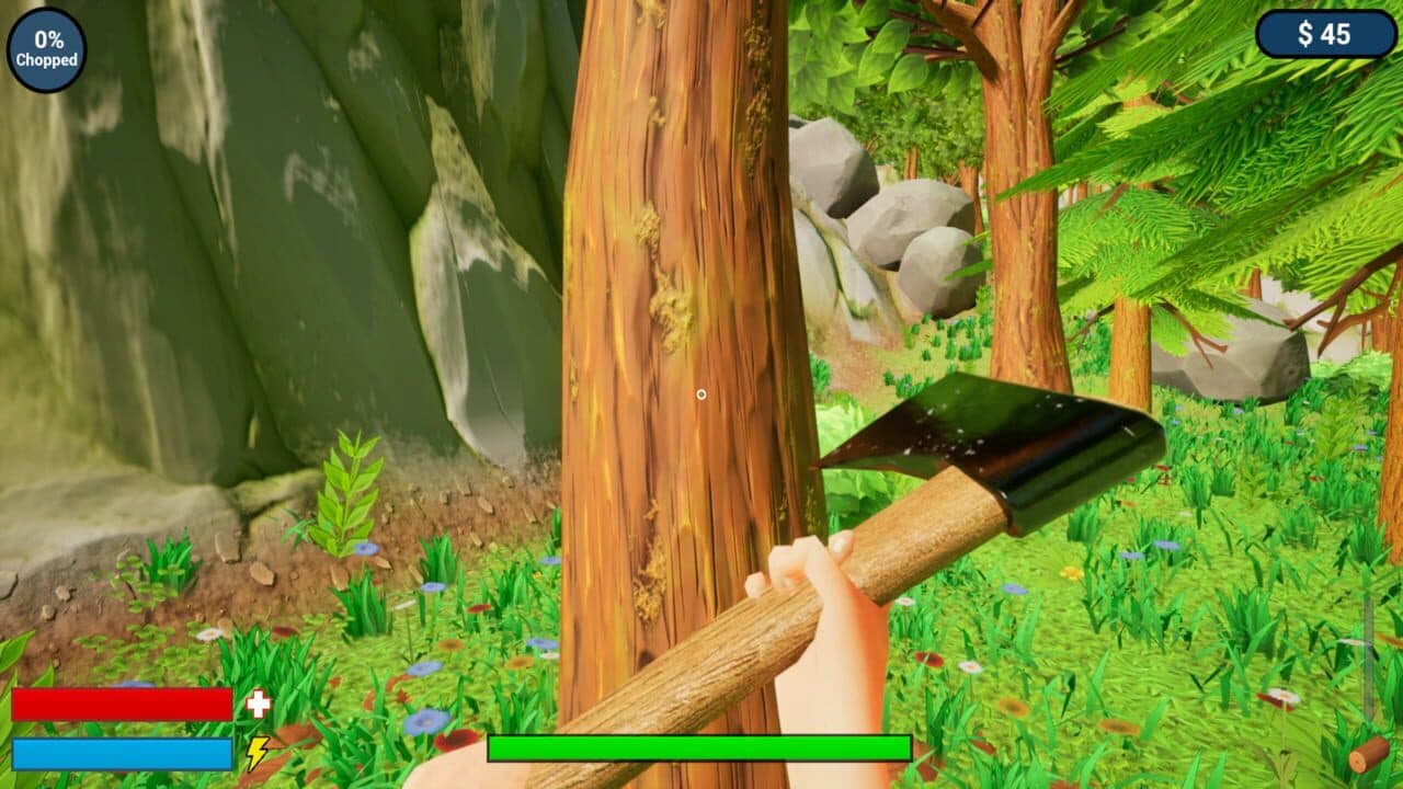 A Game About Cutting A Tree screenshot 1