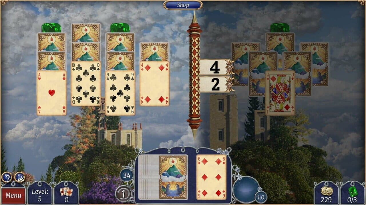 Jewel Match Solitaire Fantasy: Collector's Edition screenshot 1