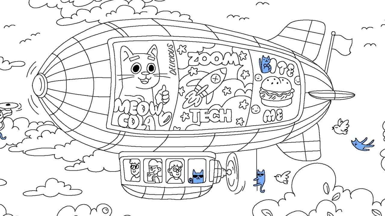 100 Cats Lost in World Find & Color thumbnail 4