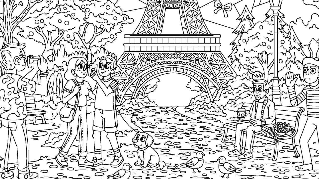 100 Cats Lost in World Find & Color thumbnail 5