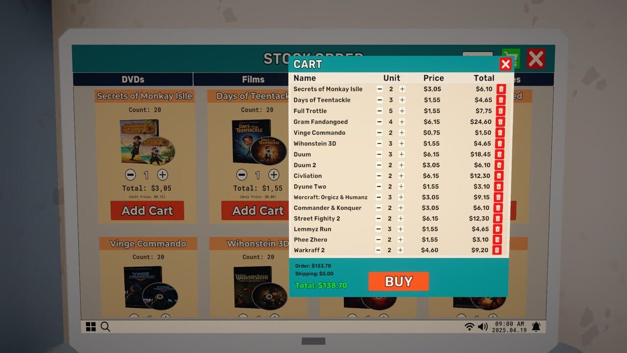 DVD Store Simulator thumbnail 7