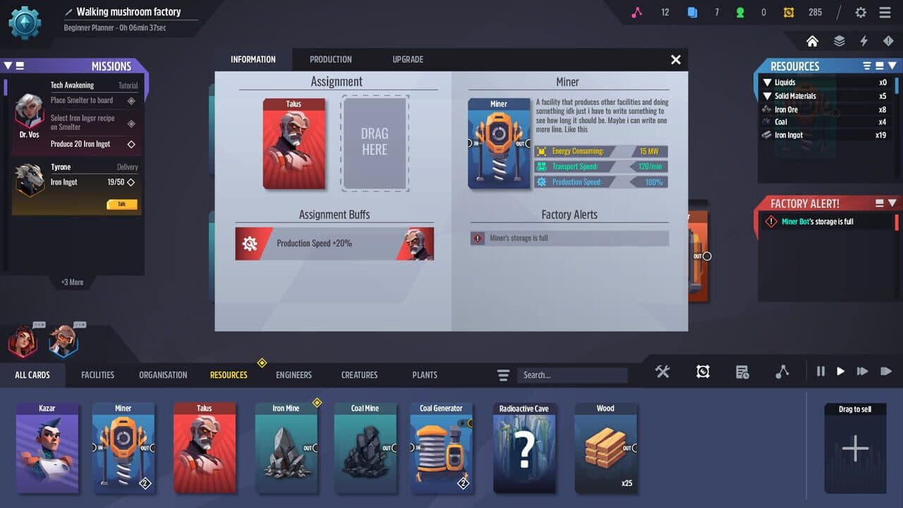 Factory Planner screenshot 1