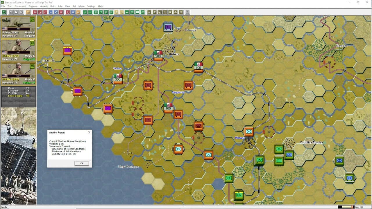 Panzer Campaigns: Sicily '43 Gold screenshot 1