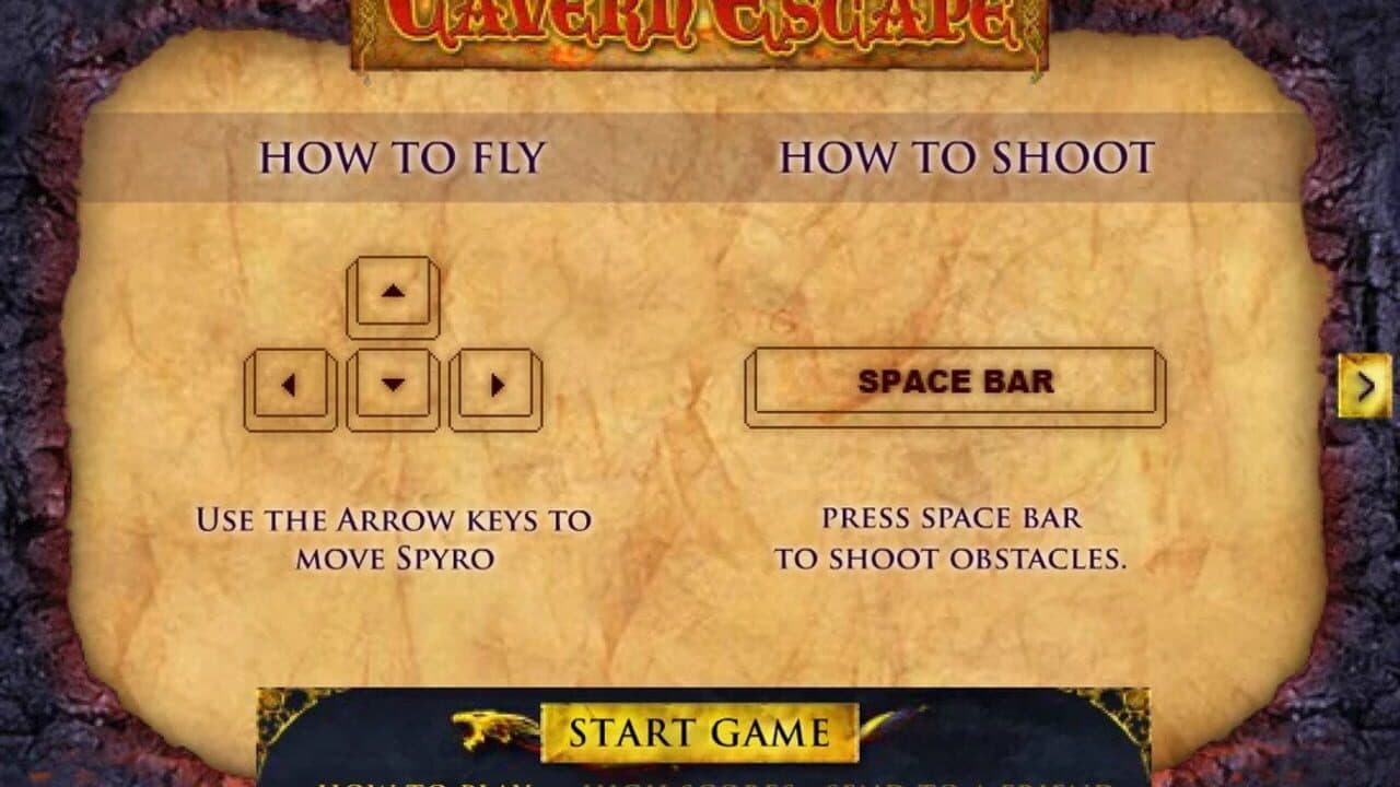 Spyro the Dragon: Cavern Escape screenshot 1