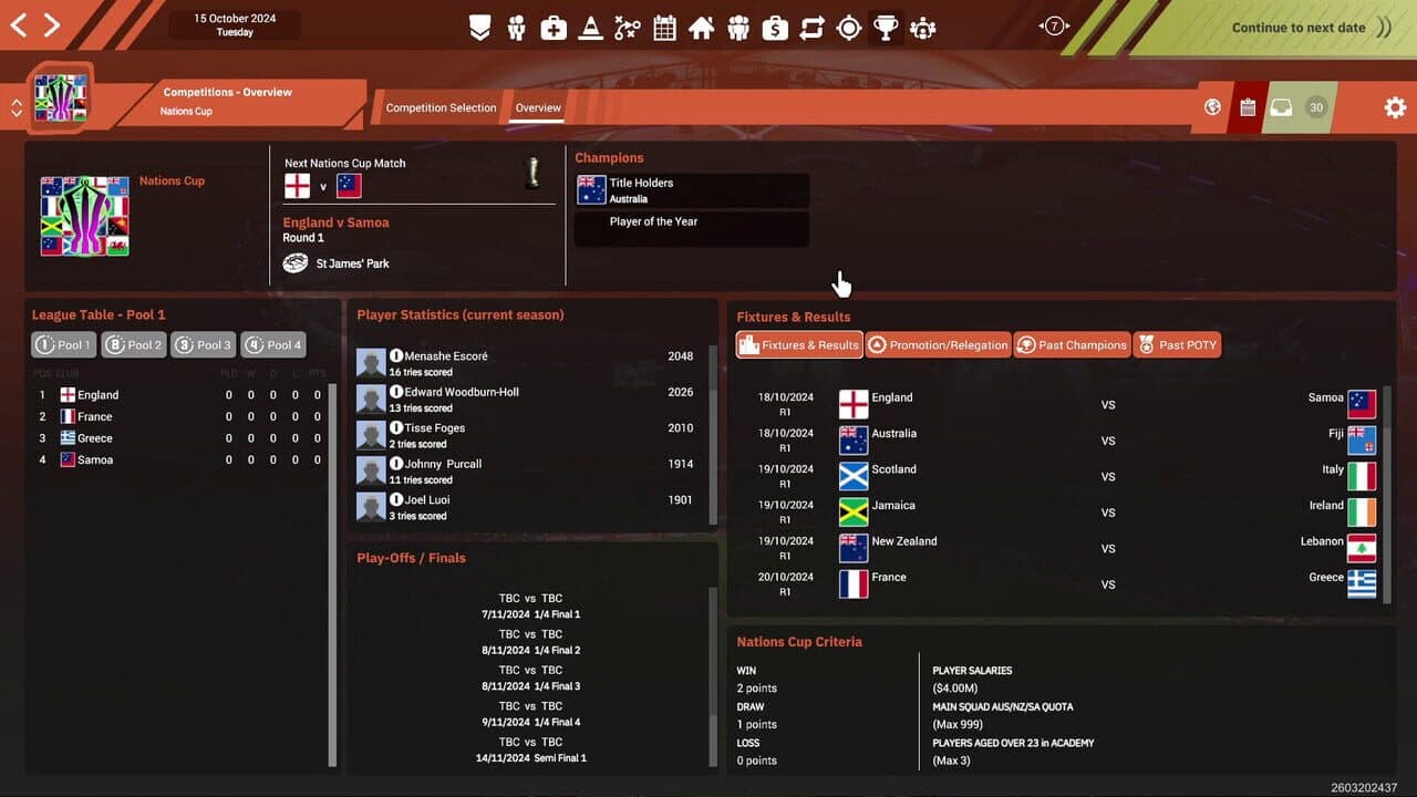 Rugby League Team Manager 4 thumbnail 51