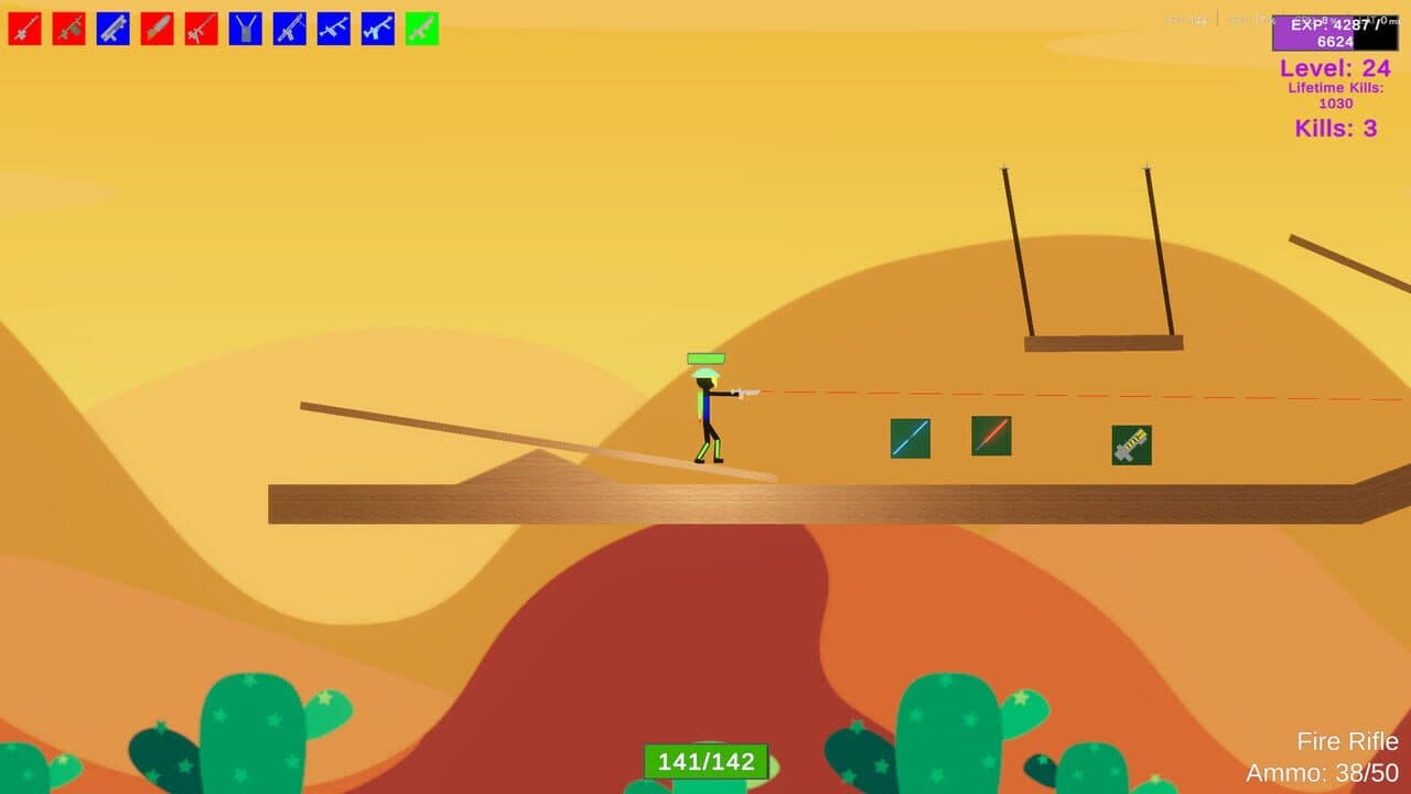 Stick Figure Combat: Elemental Rifle Pack screenshot 1