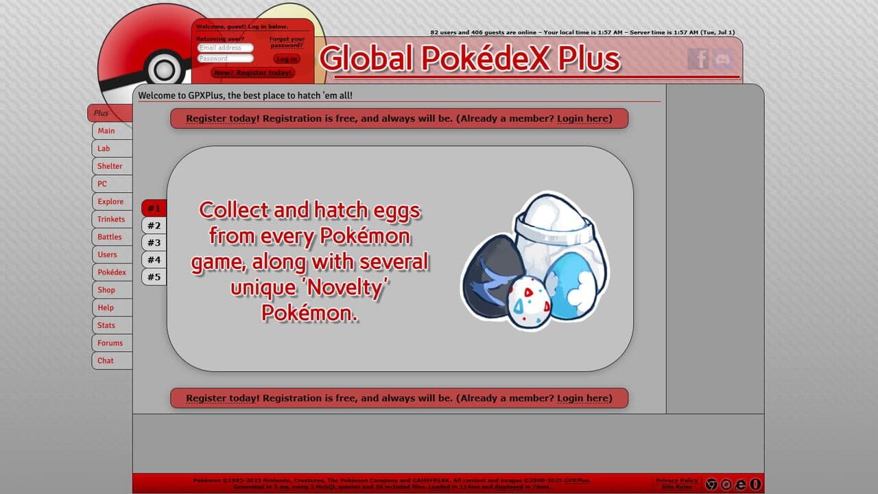 Global Pokédex Plus screenshot 1