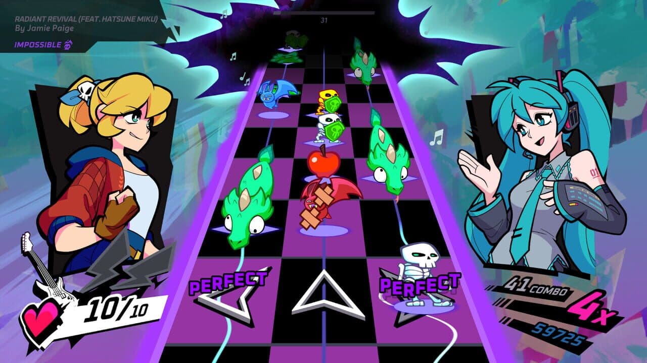 Rift of the NecroDancer: Hatsune Miku - "Radiant Revival" screenshot 1