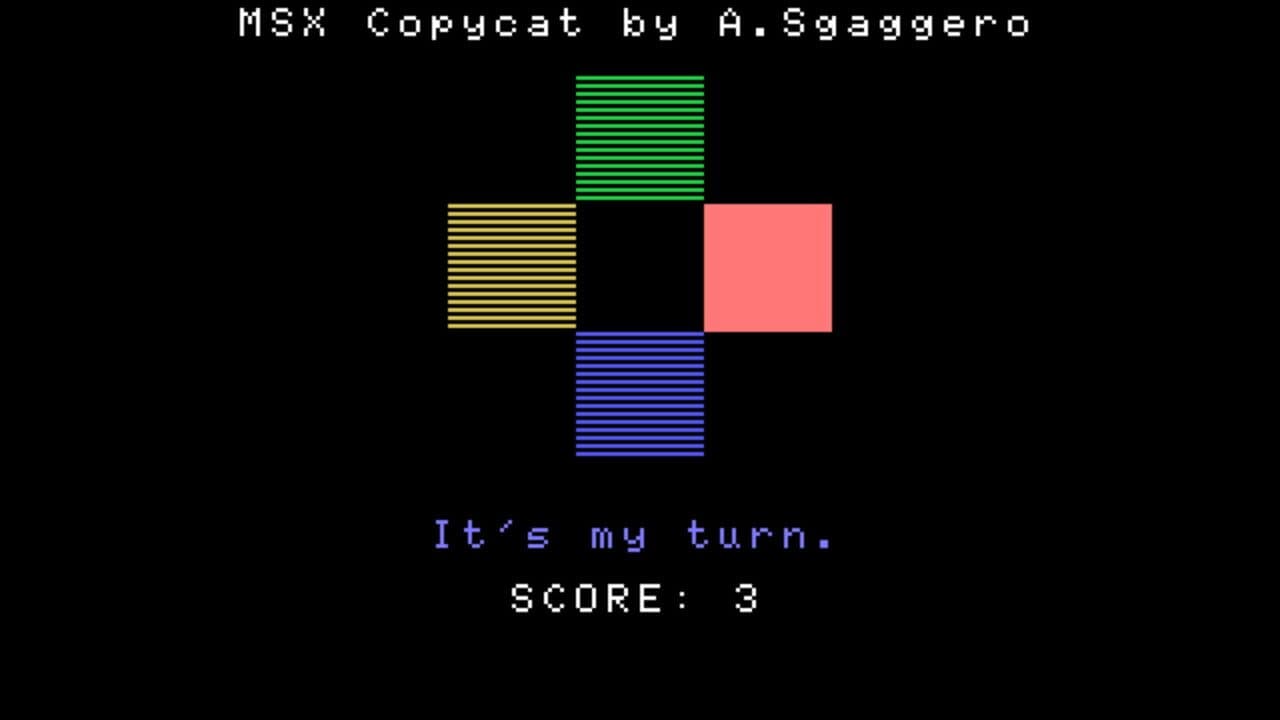 MSX Copycat screenshot 1