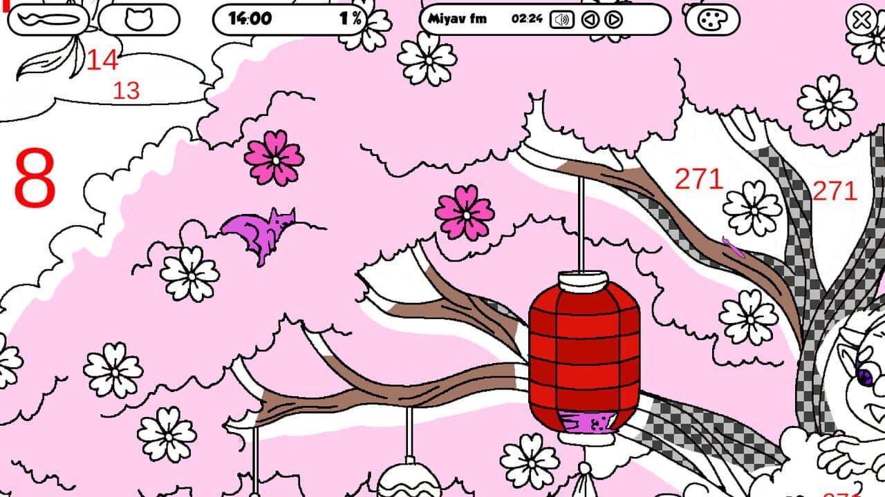 100 Cats Lost in Japan Find & Color screenshot 1