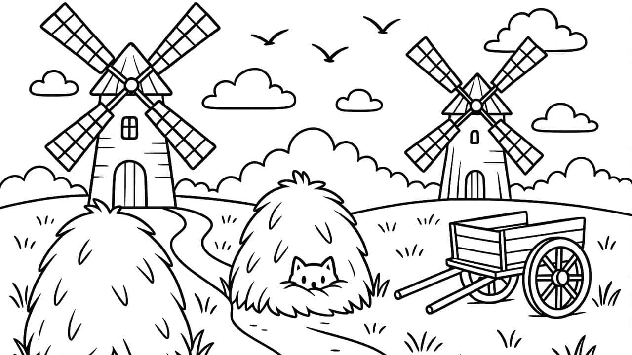 100 Cats Lost in Poland Find & Color thumbnail 2