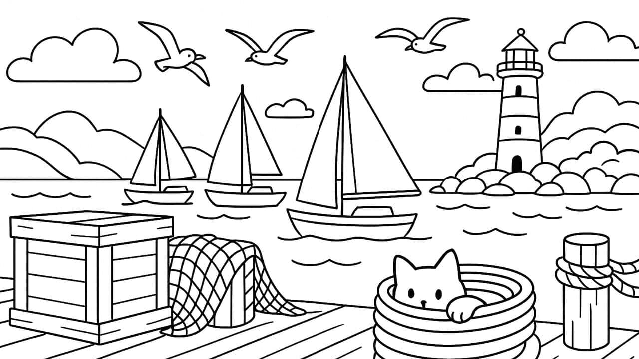 100 Cats Lost in Canada Find & Color thumbnail 5