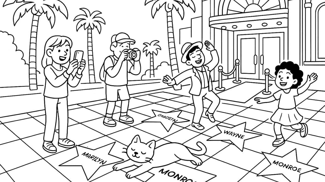 100 Cats Lost in Usa Find & Color thumbnail 5