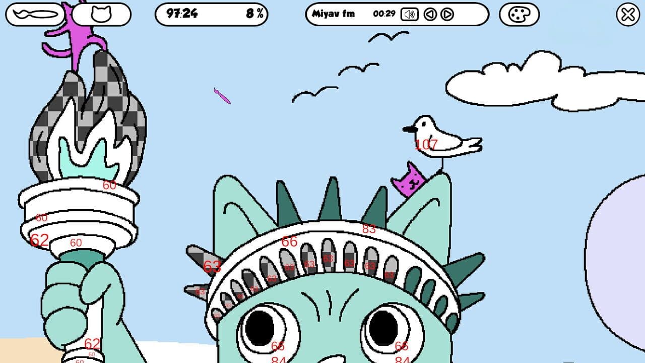 100 Cats Lost in Usa Find & Color thumbnail 2