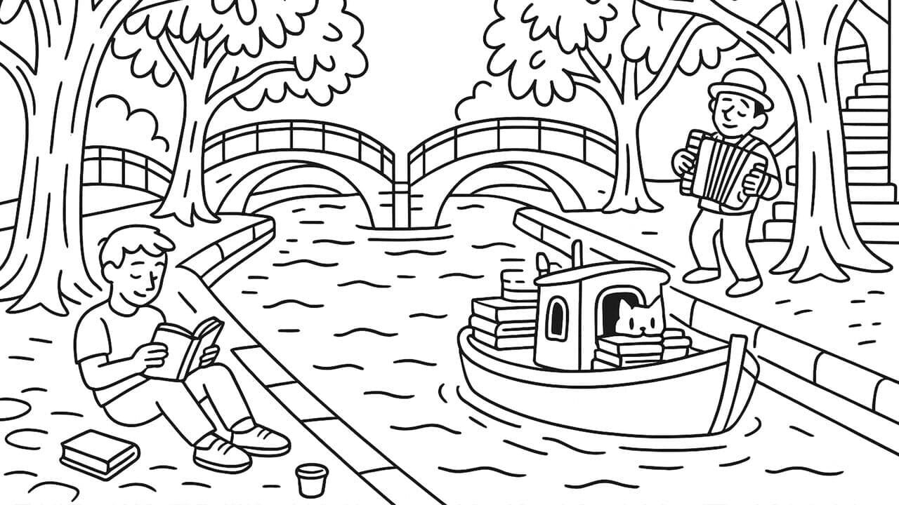 100 Cats Lost in France Find & Color thumbnail 5