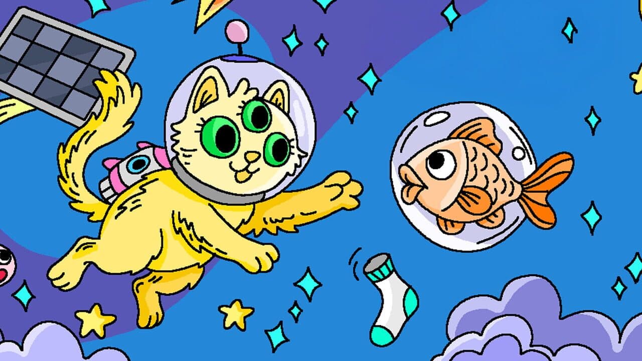 100 Cats Lost in Space Find & Color thumbnail 4