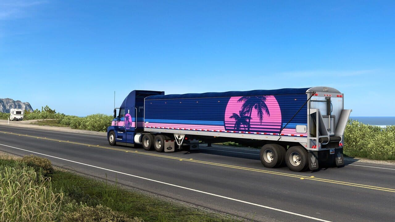 American Truck Simulator: Retrowave Paint Jobs Pack thumbnail 17