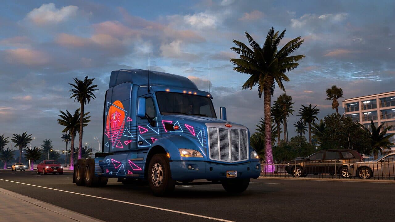 American Truck Simulator: Retrowave Paint Jobs Pack thumbnail 10