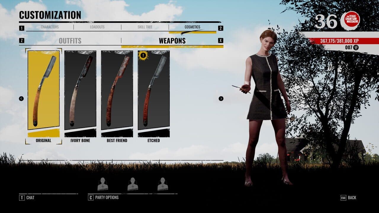 The Texas Chain Saw Massacre: Weapon Skin Variants screenshot 1