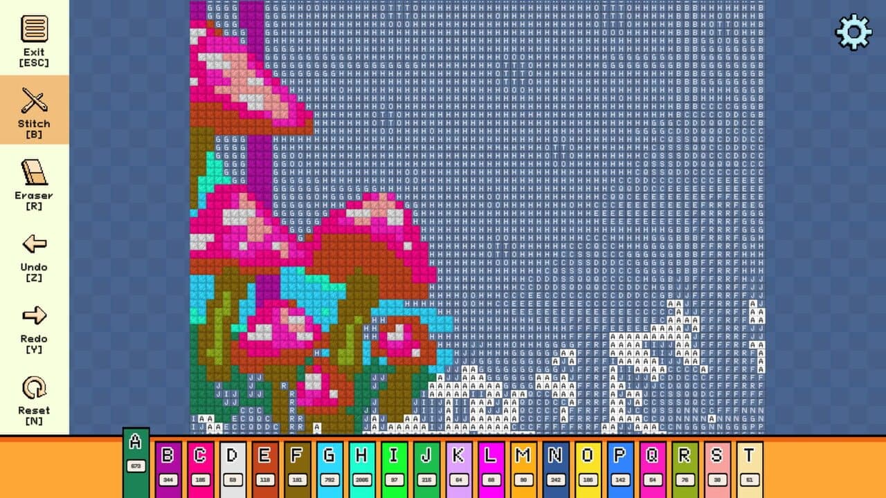 Pixel Cross Stitch: Color by Number - Enchanted Worlds Pack thumbnail 3