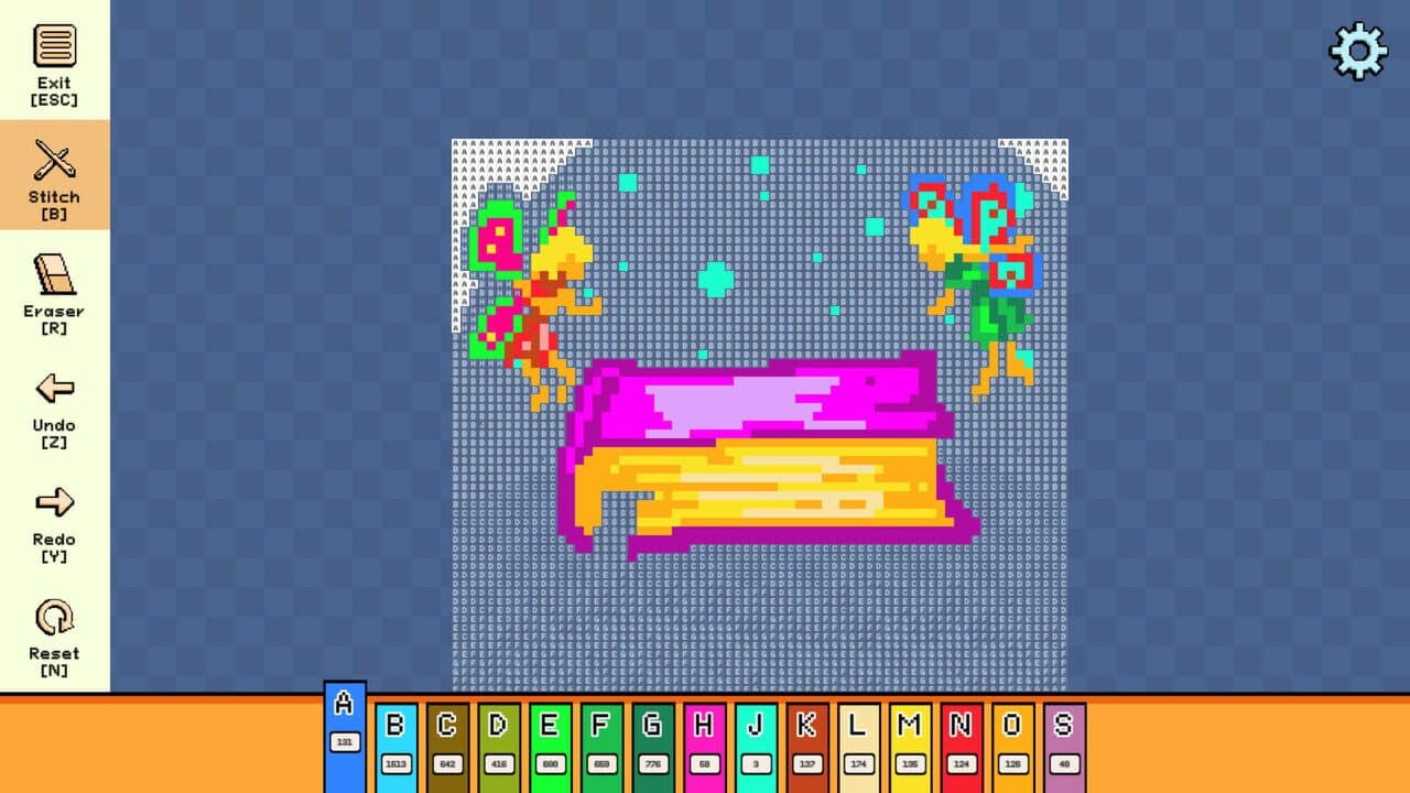 Pixel Cross Stitch: Color by Number - Enchanted Worlds Pack thumbnail 2