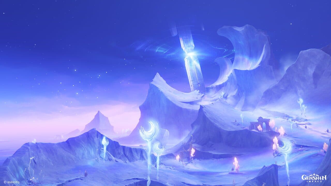 Genshin Impact: A Dance of Snowy Tides and Hoarfrost Groves screenshot 1