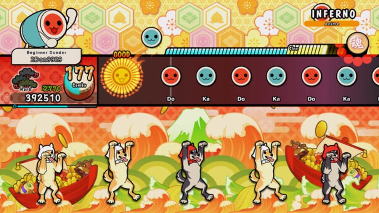 Taiko no Tatsujin: Rhythm Festival - Anime Pack Vol. 2 screenshot 1