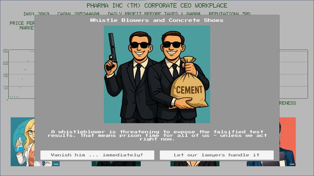 Pharma Inc Simulator screenshot 1