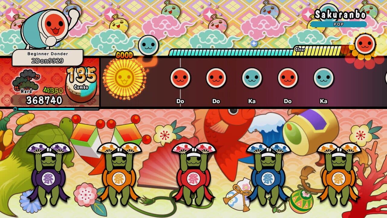 Taiko no Tatsujin: Rhythm Festival - 2000s Pops Pack screenshot 1