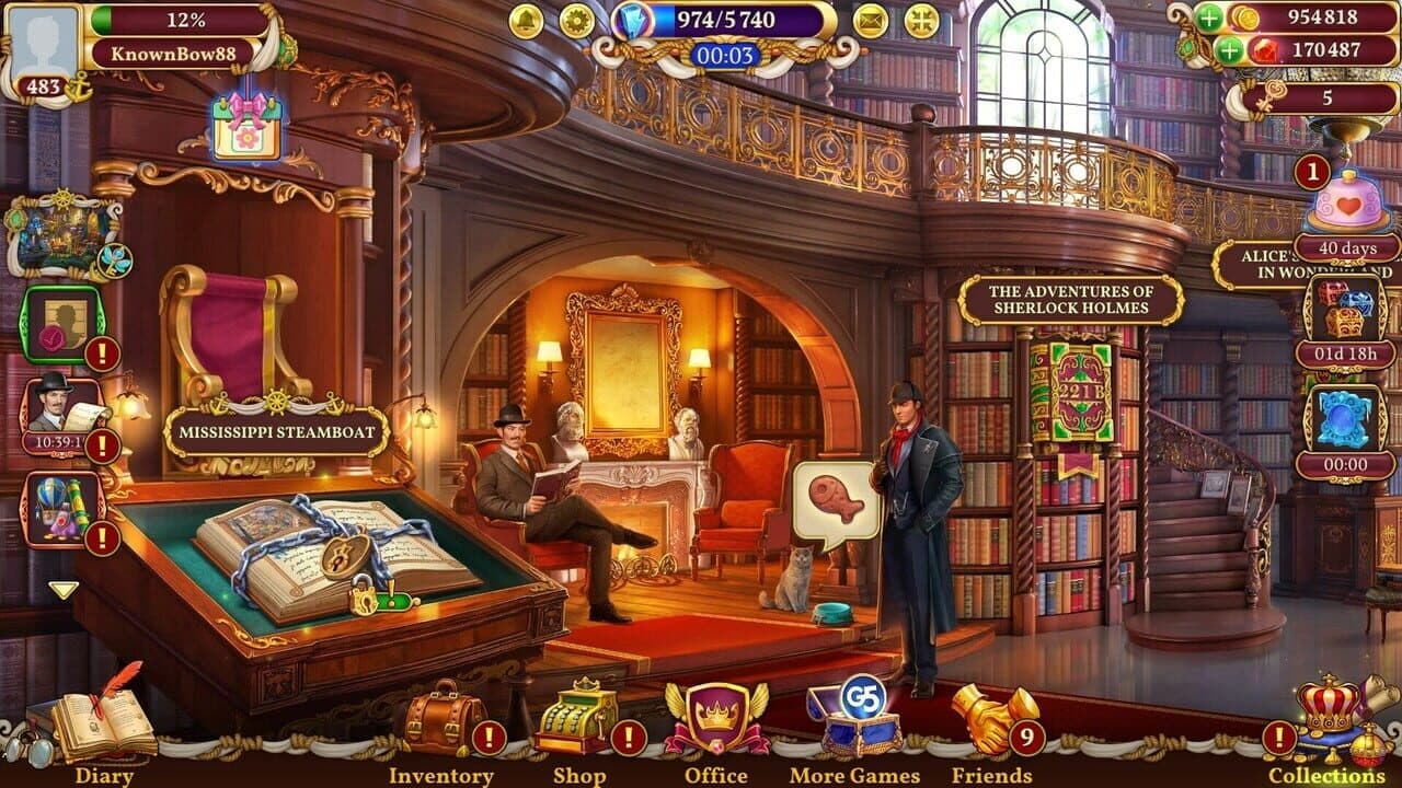 Sherlock: Hidden Object & Match-3 Mystery thumbnail 3