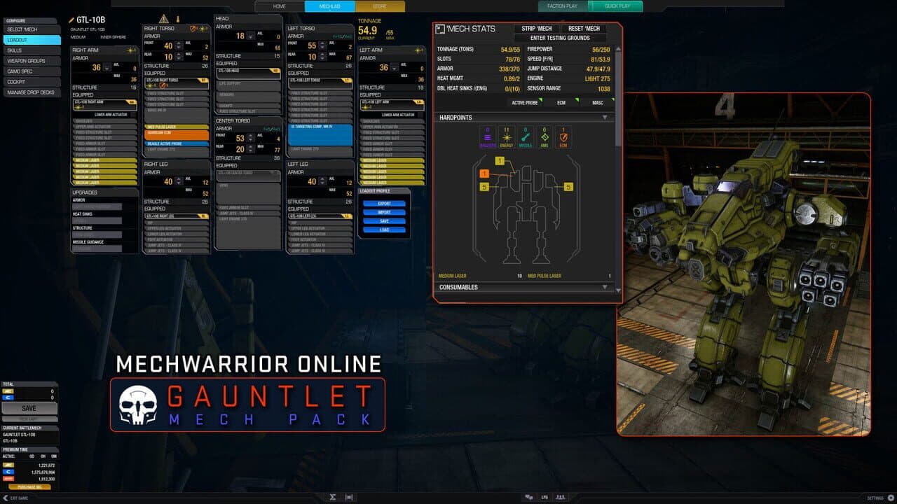 MechWarrior Online: Gauntlet Mech Pack thumbnail 8