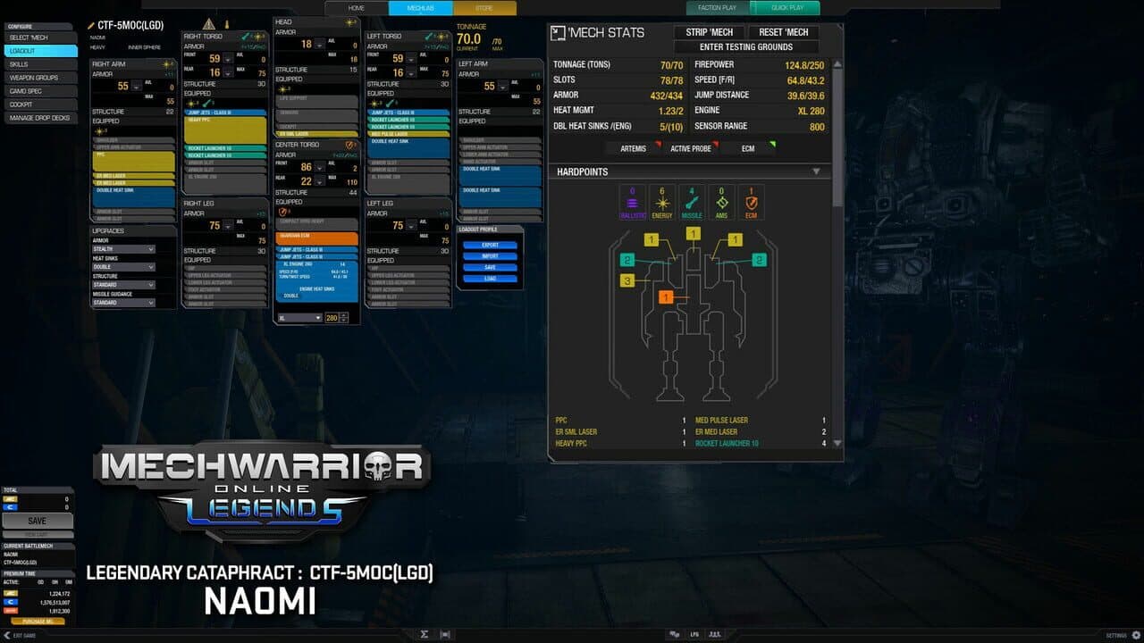 MechWarrior Online: Naomi Legendary Mech Pack thumbnail 3