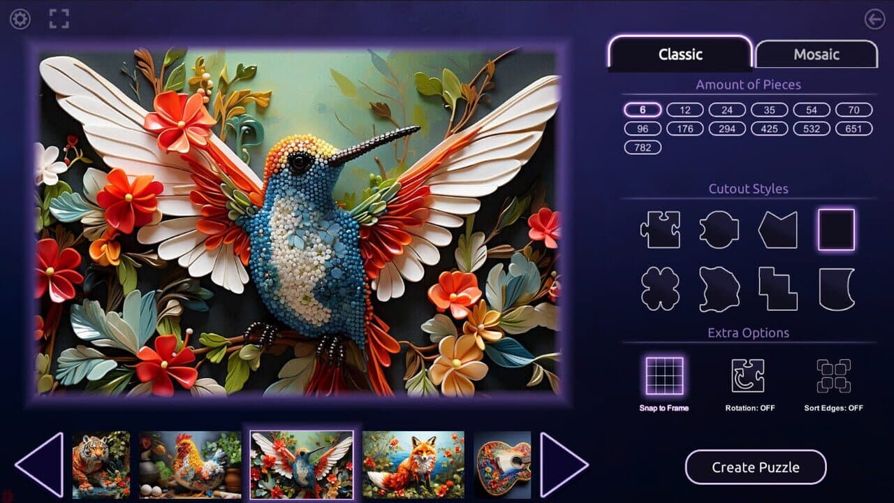 Master of Pieces Jigsaw Puzzle: Beadwoven Beauty thumbnail 3