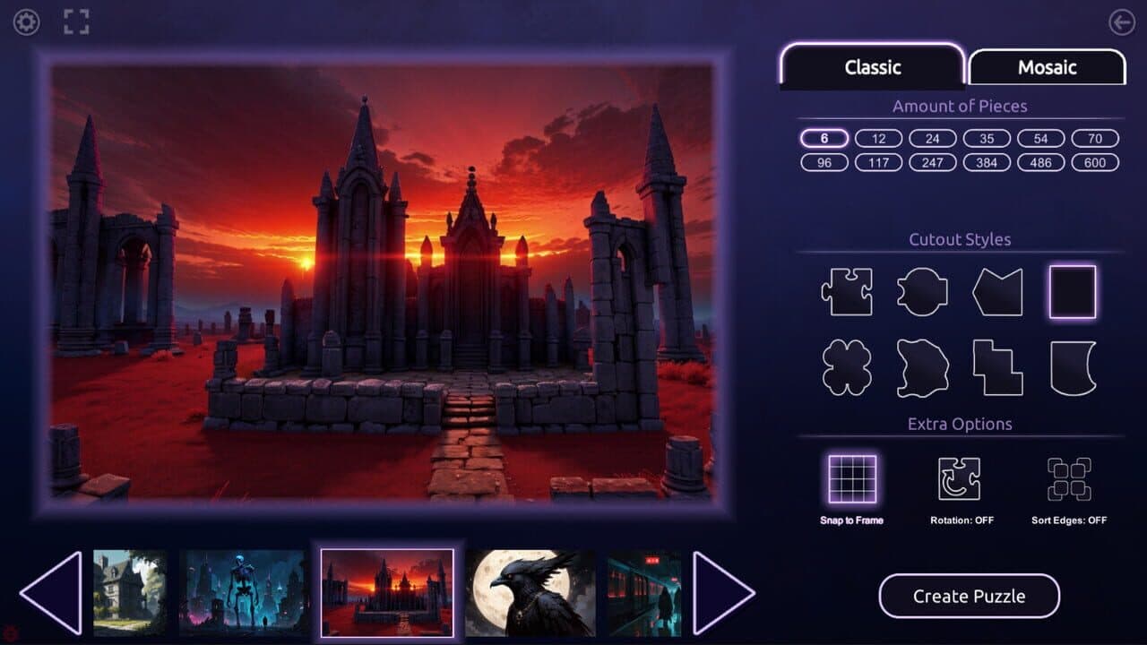 Master of Pieces Jigsaw Puzzle: Harmony of Horror screenshot 1