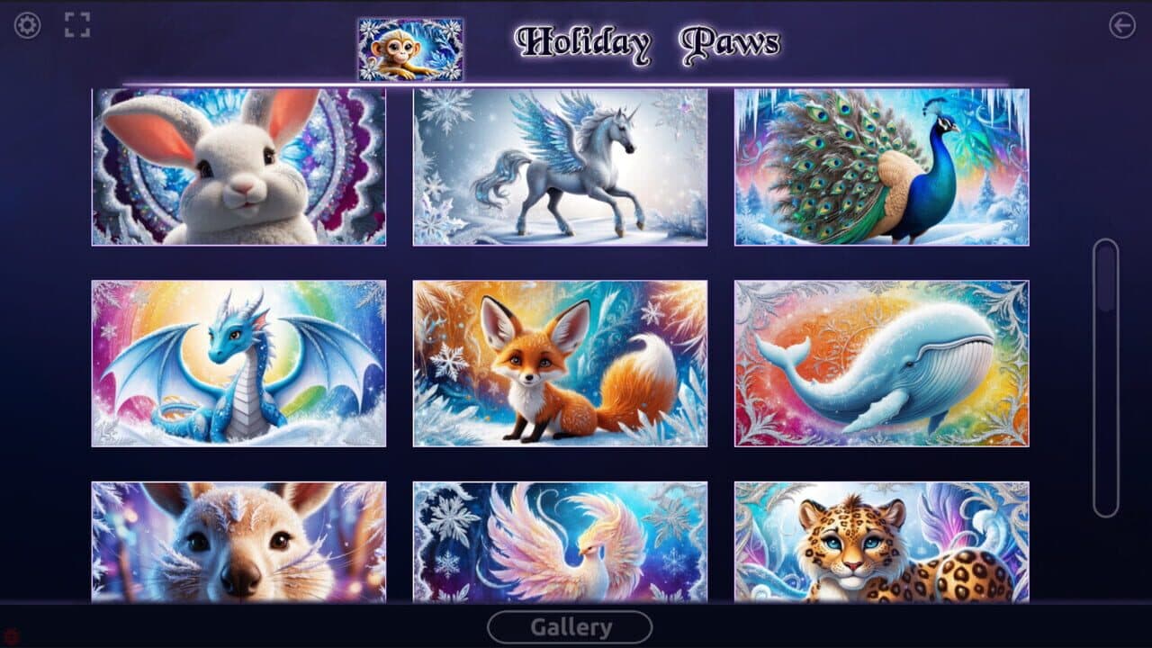 Master of Pieces Jigsaw Puzzle: Holiday Paws thumbnail 3