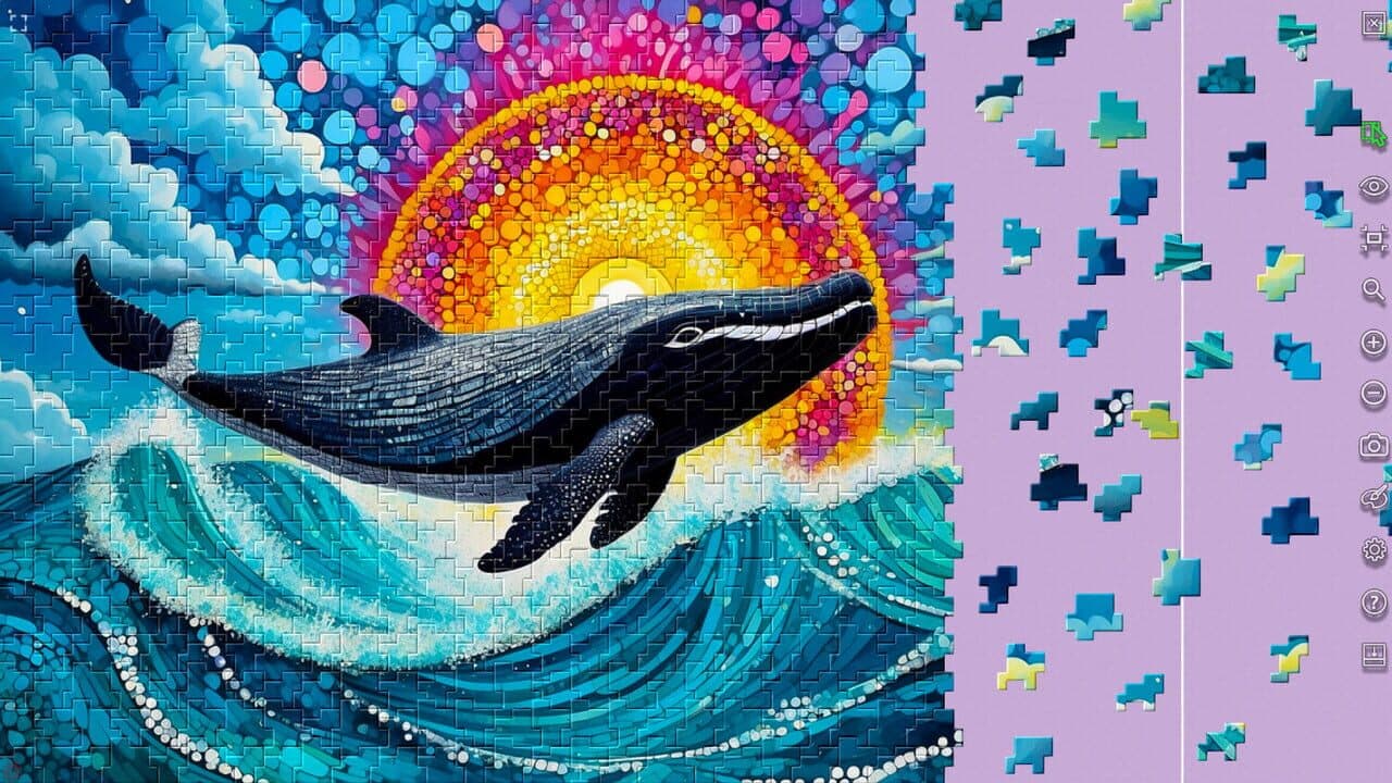 Master of Pieces Jigsaw Puzzle: Dot Painting thumbnail 2