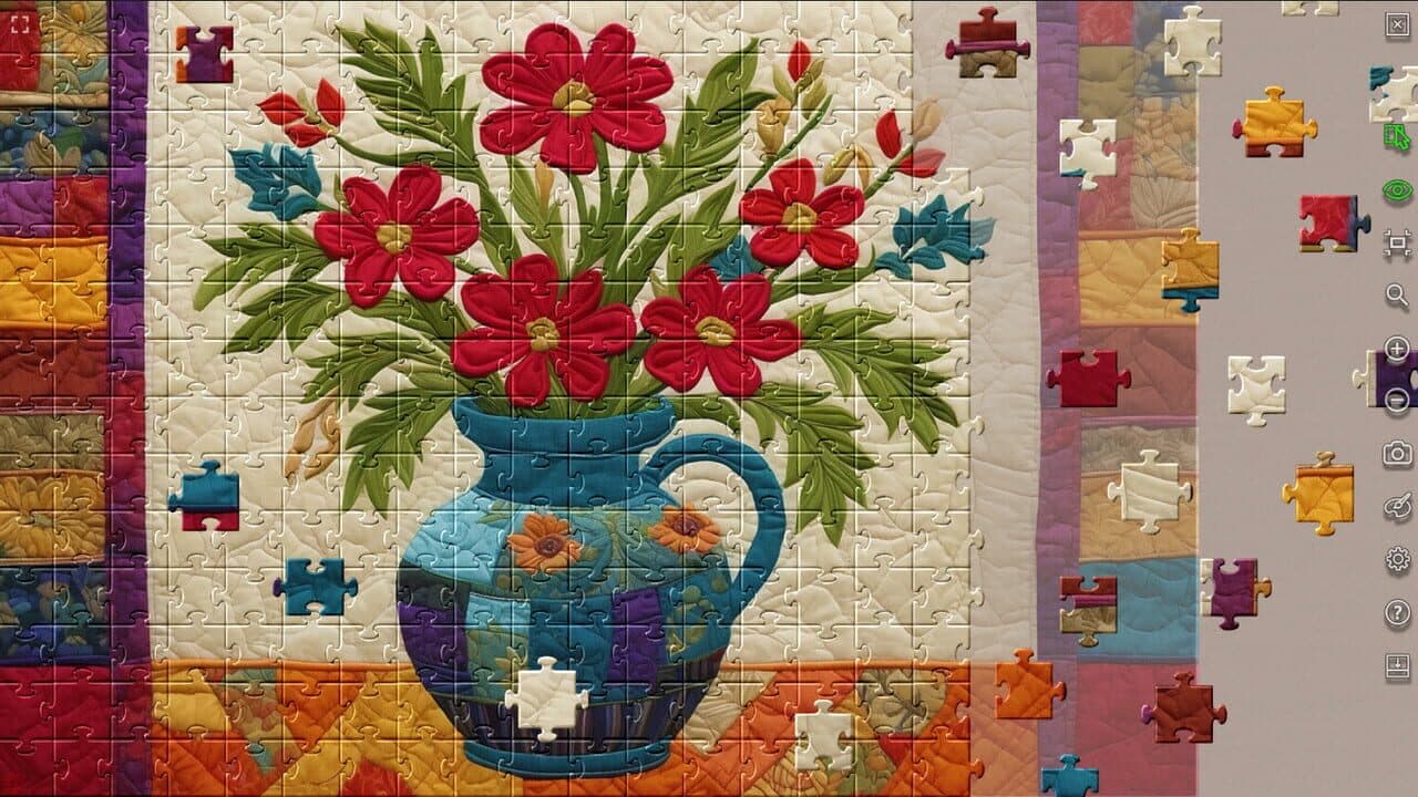 Master of Pieces Jigsaw Puzzle: Patchwork Creations thumbnail 2