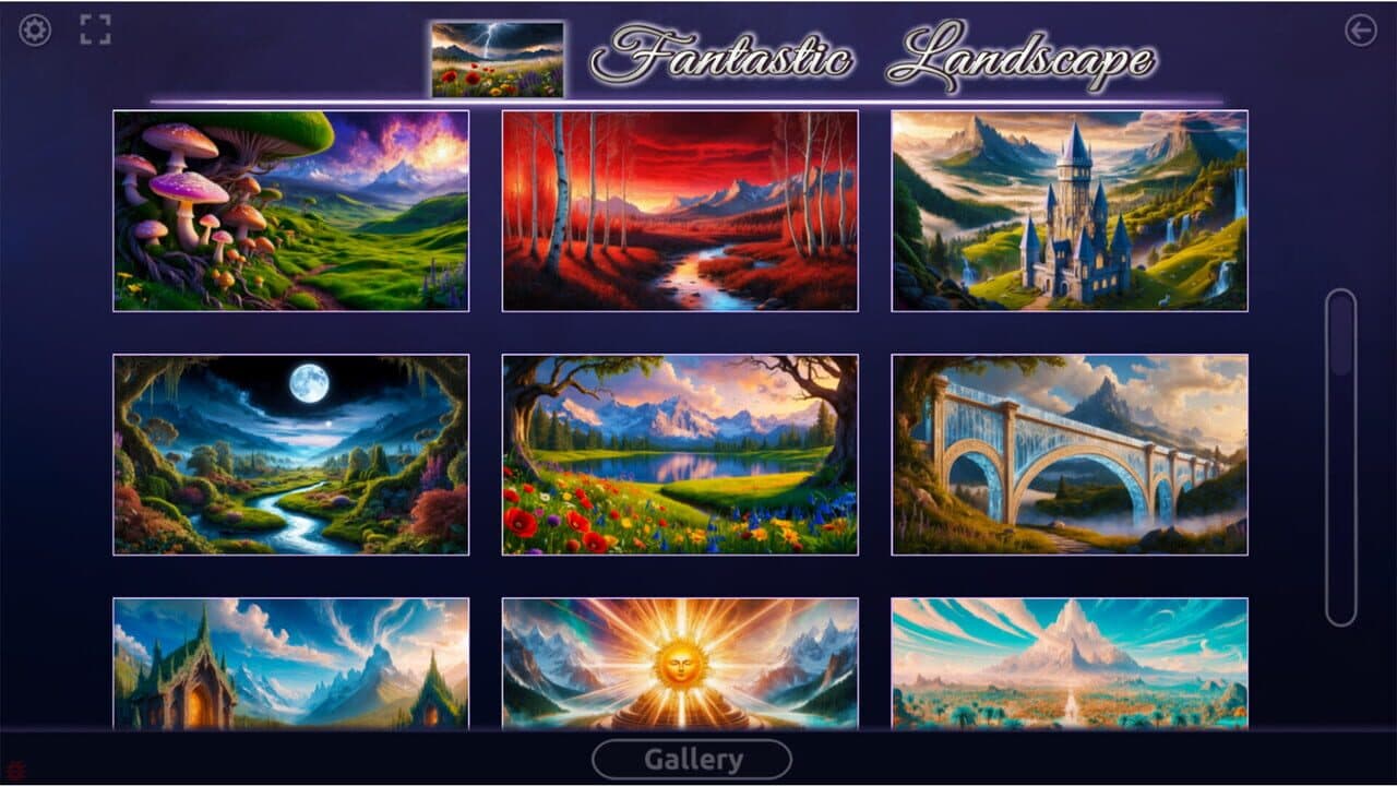 Master of Pieces Jigsaw Puzzle: Fantastic Landscape thumbnail 2