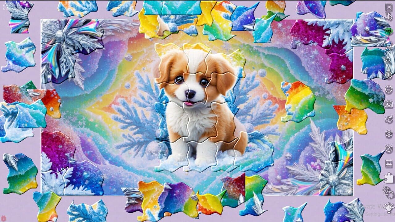 Master of Pieces Jigsaw Puzzle: Holiday Paws thumbnail 7