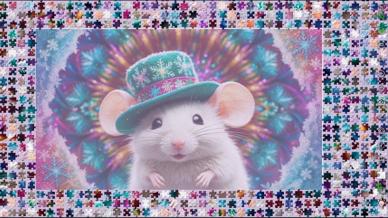 Master of Pieces Jigsaw Puzzle: Holiday Paws thumbnail 4