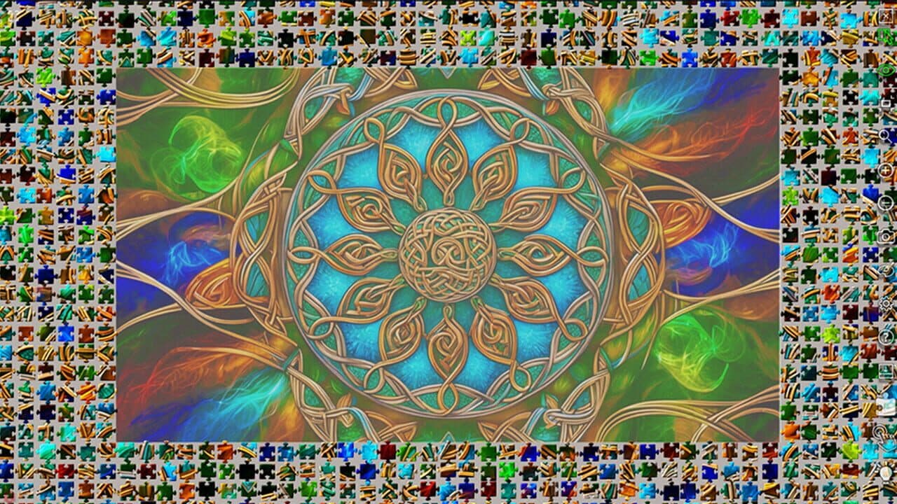 Master of Pieces Jigsaw Puzzle: Mandalas and Fractals thumbnail 11
