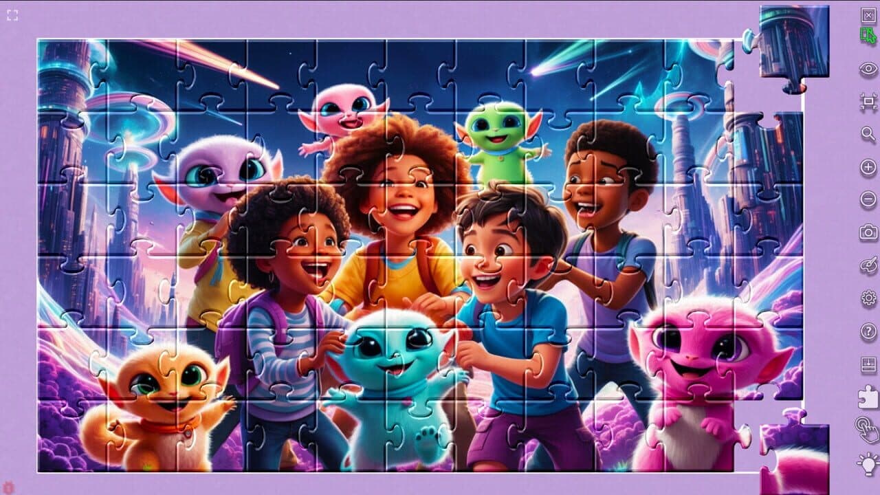 Master of Pieces Jigsaw Puzzle: Into the Future screenshot 1