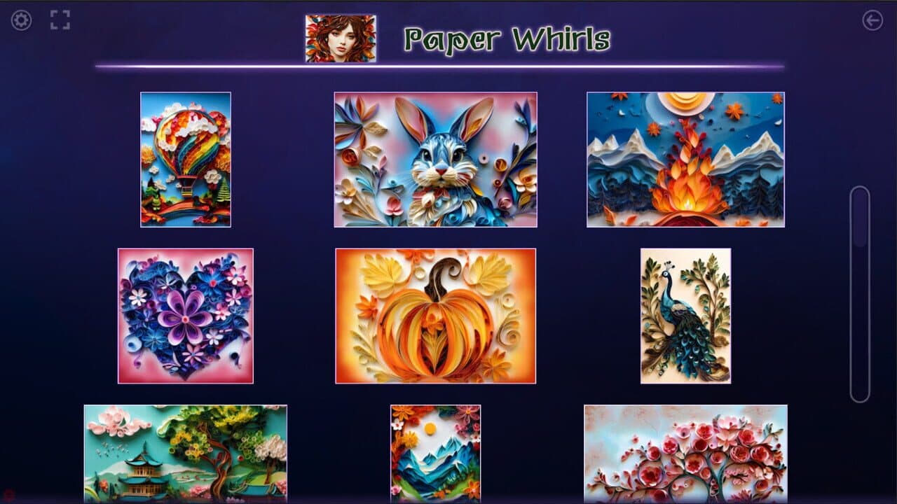 Master of Pieces Jigsaw Puzzle: Paper Whirls thumbnail 4