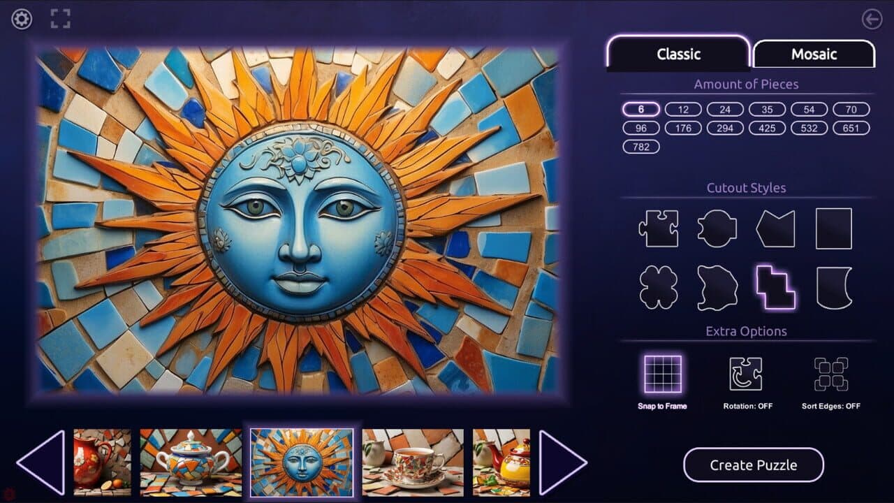 Master of Pieces Jigsaw Puzzle: Ceramic Mosaic screenshot 1