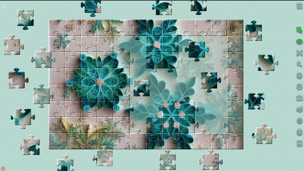 Master of Pieces Jigsaw Puzzle: Paper Whirls screenshot 1