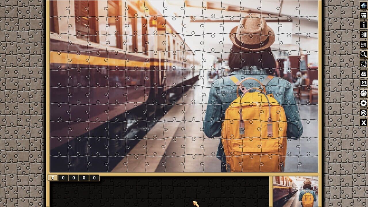 Pixel Puzzles Traditional Jigsaws: Locomotive screenshot 1