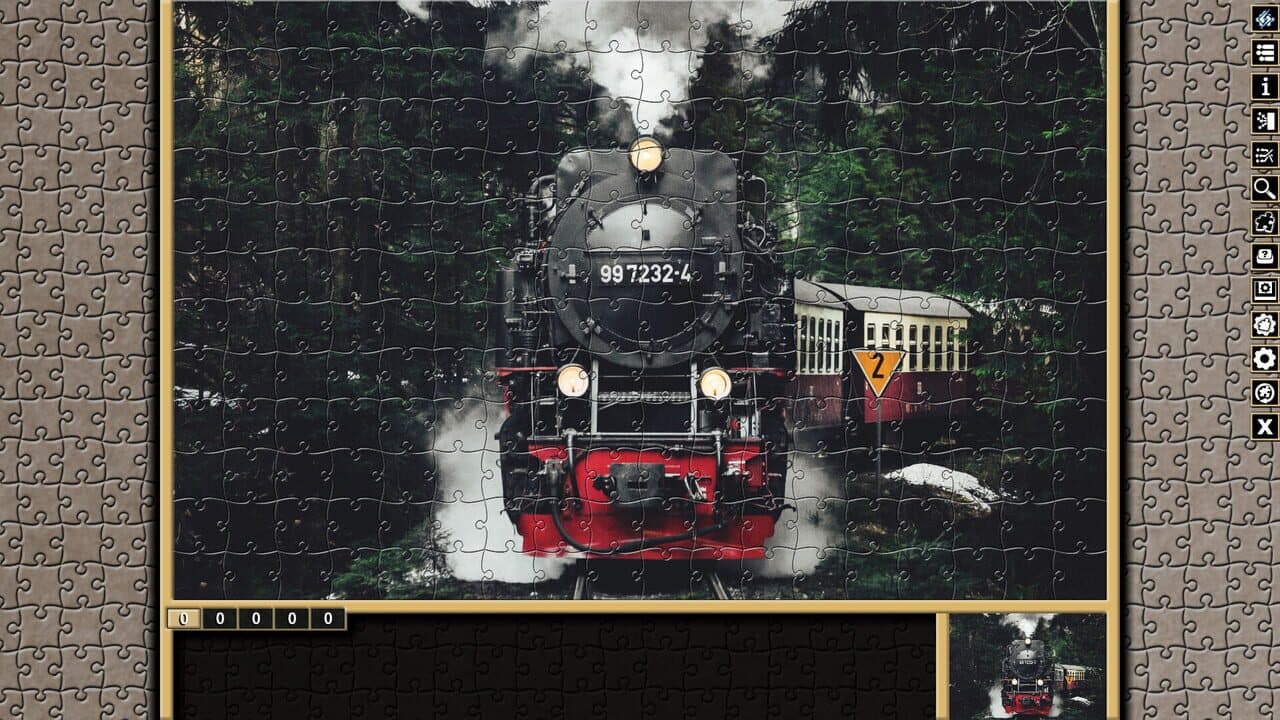 Pixel Puzzles Traditional Jigsaws: Locomotive thumbnail 2